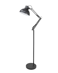 Светильник напольный 60Вт Е27 черный/белый LOT 8003 Lusott