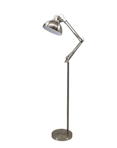 Светильник напольный 60Вт Е27 никель LOT 8003 Lusott