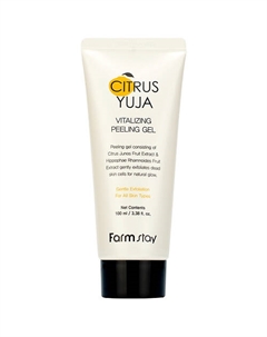 Пилинг-гель для лица отшелушивающий с экстрактом юдзу Citrus Yuja Vitalizing Peeling Gel 100 Farmstay