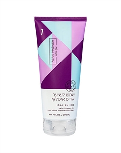 Шампунь для волос нейтрализующий желтизну Italian Iris 200 Alan hadash