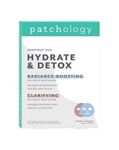 Маски для лица Smart Mud Duo Detox + Hydrate 16 Patchology