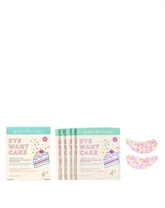 Разглаживающие и увлажняющие патчи для глаз Eye Want Cake Patchology