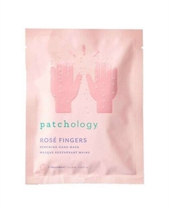 Восстанавливающая маска для рук Rosé Fingers 30 Patchology