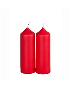 Набор свечей 2шт столбик Живой крым