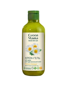Крем-гель для душа для чувствительной кожи Ромашка и календула Natural Skin Care 400 Green mama