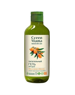 Гель для душа питательный Мать-и-мачеха и облепиха Natural Skin Care 400 Green mama