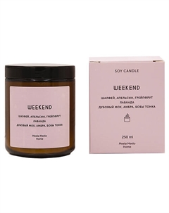 Свеча ароматическая Weekend 250 Meela meelo