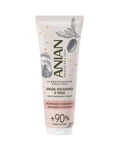 Увлажняющий кондиционер для очень сухих и поврежденных волос с маслами аргана, ореха макадамии и пшеничным белком Nourishment&Softness 250 Anian
