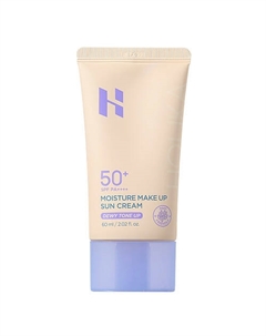 Солнцезащитный крем с тонирующим эффектом для лица Moisture Make Up Sun Cream Dewy Tone Up SPF 50+ PA++++ Holika holika