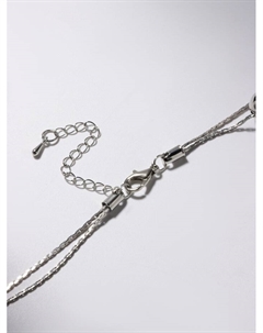 Бусы «Шар» мятые бусины, цвет серебро, 50см Qf