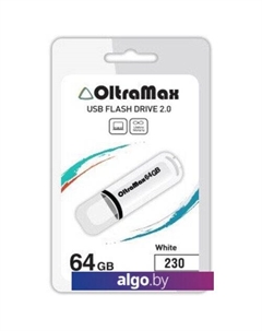 USB Flash 230 64GB (белый) [OM-64GB-230-White] Oltramax