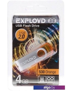 USB Flash 530 4GB (оранжевый) Exployd
