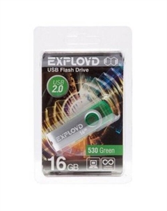 USB Flash 530 16GB (зеленый) [EX016GB530-G] Exployd