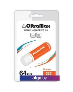 USB Flash 230 64GB (оранжевый) [OM-64GB-230-Orange] Oltramax