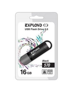 USB Flash 570 16GB (фиолетовый) [EX-16GB-570-Purple] Exployd