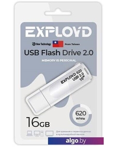USB Flash 620 16GB (белый) Exployd