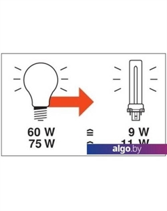 Люминесцентная лампа Dulux S G23 9 Вт 4000 К Osram