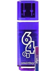 USB Flash Smart Buy Glossy Dark Blue 64GB [SB64GBGS-DB] Smartbuy