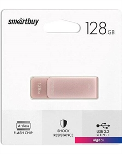 USB Flash M1 128GB (розовый) Smartbuy