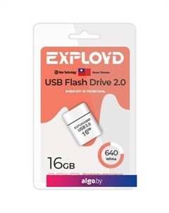 USB Flash 640 16GB (белый) Exployd