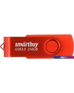 USB Flash Twist Dual Type-C/Type-A 256GB (красный) Smartbuy