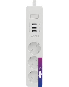 Сетевой фильтр UCH-325 (белый) Harper