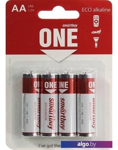 Батарейки One AA 2 шт. SOBZ-2A04S-Eco Smartbuy