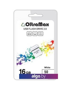 USB Flash 50 16GB (белый) Oltramax