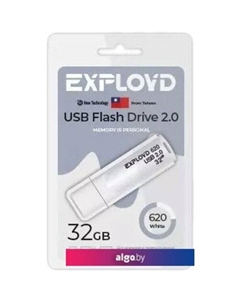 USB Flash 620 32GB (белый) Exployd