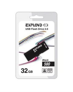 USB Flash 580 32GB (черный) [EX-32GB-580-Black] Exployd