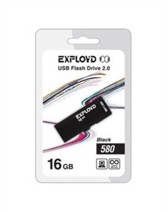 USB Flash 580 16GB (черный) [EX-16GB-580-Black] Exployd
