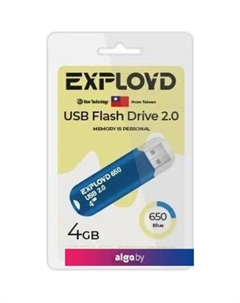USB Flash 650 4GB (синий) Exployd