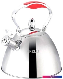 Чайник со свистком KL-4343 (красный) Kelli