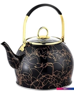 Чайник без свистка KL-4569 (черный) Kelli