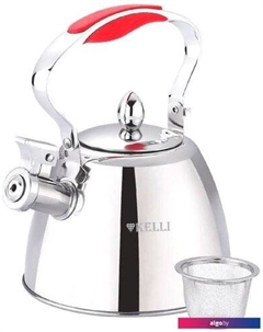 Чайник со свистком KL-4342 (красный) Kelli