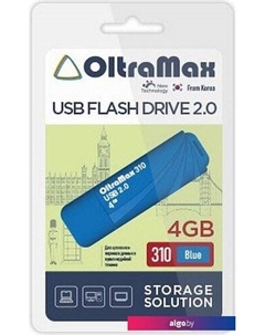USB Flash 310 4GB (синий) Oltramax