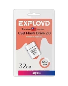 USB Flash 640 32GB (белый) Exployd