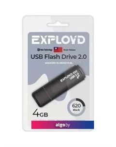 USB Flash 620 4GB (черный) Exployd