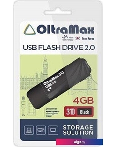 USB Flash 310 4GB (черный) Oltramax