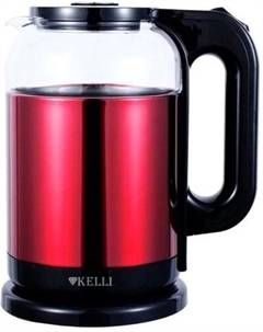Электрический чайник KL-1807 (красный) Kelli