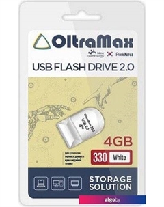 USB Flash 330 4GB (белый) Oltramax