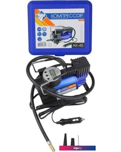 Автомобильный компрессор АС-625 Tornado (двухпоршневой, пластиковый кейс) Nova bright