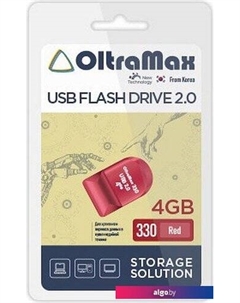 USB Flash 330 4GB (красный) Oltramax