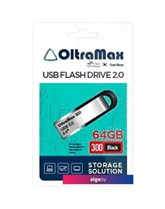 USB Flash 300 64GB (черный) Oltramax