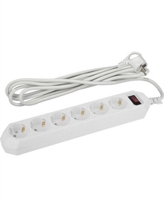 Сетевой фильтр USF-6es-1.5m-W-BOX Эра