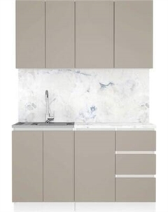Кухонный гарнитур Артём-Мебель Мэри СН-114 без стекла МДФ 1.4м Артём-мебель