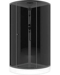 Душевая кабина Domani-Spa Simple 99 90x90 / DS01Sm99LBT00.Gt-V1.2-Black Domani-spa