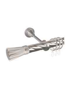 Карниз для штор АС ФОРОС Grace D25К составной + наконечники Буэнос Ас форос