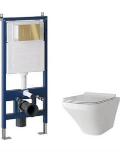 Унитаз подвесной с инсталляцией Grossman GR-4440S+900.K31.01.000+700.K31.04.30M.30M