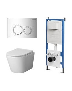 Унитаз подвесной с инсталляцией GR-4478S+900.K31.01.000+700.K31.01.100.100 Grossman